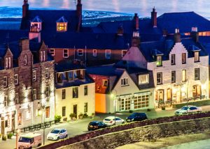 Stonehaven at night